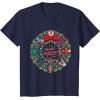 imageMarvel Christmas Avengers Nutcrackers Wreath Heroic Holidays TShirtNavy Blue