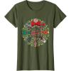imageMarvel Christmas Avengers Nutcrackers Wreath Heroic Holidays TShirtOlive Green