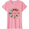imageMarvel Christmas Avengers Nutcrackers Wreath Heroic Holidays TShirtPink