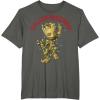 imageMarvel Christmas Groot Galaxy Greetings Short Sleeve TShirtAsphalt Grey