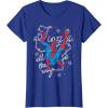 imageMarvel Christmas SpiderMan Jingle All The Way Action Pose TShirtRoyal Blue
