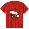 imageMarvel Christmas SpiderMan Santa Big Face TShirtRed