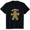 imageMarvel Christmas Thanos Gingerbread Oh Snap TShirtBlack