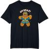 imageMarvel Christmas Thanos Gingerbread Oh Snap TShirtBlack