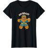 imageMarvel Christmas Thanos Gingerbread Oh Snap TShirtBlack