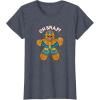 imageMarvel Christmas Thanos Gingerbread Oh Snap TShirtHeather Blue