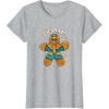 imageMarvel Christmas Thanos Gingerbread Oh Snap TShirtHeather Grey
