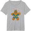 imageMarvel Christmas Thanos Gingerbread Oh Snap TShirtHeather Grey