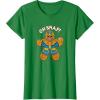 imageMarvel Christmas Thanos Gingerbread Oh Snap TShirtKelly Green