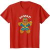 imageMarvel Christmas Thanos Gingerbread Oh Snap TShirtRed