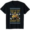 imageMarvel Christmas Thanos Ugly Sweater TShirtBlack