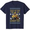 imageMarvel Christmas Thanos Ugly Sweater TShirtNavy Blue