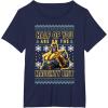 imageMarvel Christmas Thanos Ugly Sweater TShirtNavy Blue