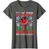 imageMarvel Deadpool Nutcracker Ballerina Santa Christmas Short Sleeve TShirtAsphalt Grey