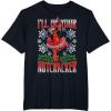imageMarvel Deadpool Nutcracker Ballerina Santa Christmas Short Sleeve TShirtBlack
