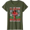 imageMarvel Deadpool Nutcracker Ballerina Santa Christmas Short Sleeve TShirtOlive Green