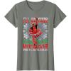 imageMarvel Deadpool Nutcracker Ballerina Santa Christmas Short Sleeve TShirtOlive Heather