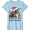 imageMarvel Deadpool Santa Secret Naughty List Christmas TShirtBaby Blue