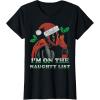 imageMarvel Deadpool Santa Secret Naughty List Christmas TShirtBlack