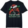 imageMarvel Deadpool Santa Secret Naughty List Christmas TShirtBlack