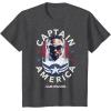 imageMarvel Falcon Winter Soldier Sam Wilson Captain America TShirtDark Heather Grey