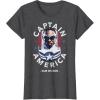 imageMarvel Falcon Winter Soldier Sam Wilson Captain America TShirtDark Heather Grey