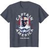 imageMarvel Falcon Winter Soldier Sam Wilson Captain America TShirtHeather Blue