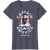 imageMarvel Falcon Winter Soldier Sam Wilson Captain America TShirtHeather Blue