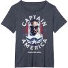 imageMarvel Falcon Winter Soldier Sam Wilson Captain America TShirtHeather Blue