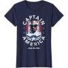 imageMarvel Falcon Winter Soldier Sam Wilson Captain America TShirtNavy Blue