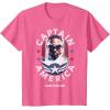 imageMarvel Falcon Winter Soldier Sam Wilson Captain America TShirtPink Heather