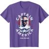 imageMarvel Falcon Winter Soldier Sam Wilson Captain America TShirtPurple Heather