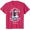 imageMarvel Falcon Winter Soldier Sam Wilson Captain America TShirtRed Heather