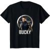 imageMarvel Falcon ampamp Winter Soldier Bucky Shield Portrait V2 TShirtBlack