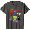 imageMarvel Holiday Avengers Team Festive Christmas Stockings TShirtAsphalt Grey