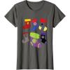 imageMarvel Holiday Avengers Team Festive Christmas Stockings TShirtAsphalt Grey
