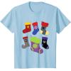 imageMarvel Holiday Avengers Team Festive Christmas Stockings TShirtBaby Blue