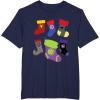 imageMarvel Holiday Avengers Team Festive Christmas Stockings TShirtNavy Blue