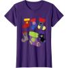 imageMarvel Holiday Avengers Team Festive Christmas Stockings TShirtPurple