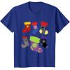 imageMarvel Holiday Avengers Team Festive Christmas Stockings TShirtRoyal Blue
