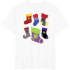 imageMarvel Holiday Avengers Team Festive Christmas Stockings TShirtWhite