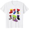 imageMarvel Holiday Avengers Team Festive Christmas Stockings TShirtWhite