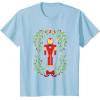 imageMarvel Holiday Christmas Avengers Holly Iron Man Nutcracker TShirtBaby Blue