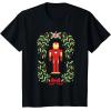 imageMarvel Holiday Christmas Avengers Holly Iron Man Nutcracker TShirtBlack