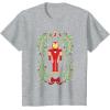 imageMarvel Holiday Christmas Avengers Holly Iron Man Nutcracker TShirtHeather Grey