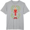 imageMarvel Holiday Christmas Avengers Holly Iron Man Nutcracker TShirtHeather Grey