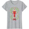 imageMarvel Holiday Christmas Avengers Holly Iron Man Nutcracker TShirtHeather Grey