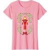 imageMarvel Holiday Christmas Avengers Holly Iron Man Nutcracker TShirtPink
