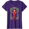 imageMarvel Holiday Christmas Avengers Holly Iron Man Nutcracker TShirtPurple