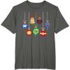 imageMarvel Holiday Christmas Avengers Team Festive Ornaments TShirtAsphalt Grey